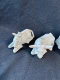Fitz & Floyd Style White Porcelain 8-Piece Nativity Set