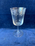 Set Of 4 Fostoria Crystal Poetry Water Goblets