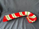 Ceramic Candy Cane Serving Dish