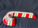 Ceramic Candy Cane Serving Dish
