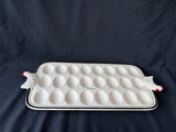 Sonoma Goods For Life Ceramic Deviled Egg Platter