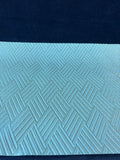 Set Of 7 Blue And Gold Placemats
