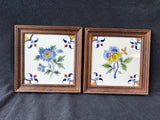 De Porceleyne Fles Wood Framed Delft Tiles (A)