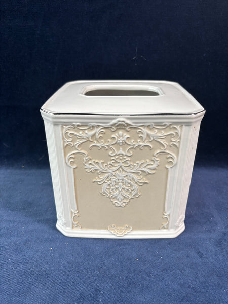 Beige Tissue Cover Box