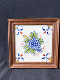 De Porceleyne Fles Wood Framed Delft Tiles (B)