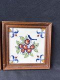 De Porceleyne Fles Wood Framed Delft Tiles (B)
