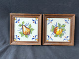 De Porceleyne Fles Wood Framed Delft Tiles (C)