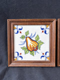 De Porceleyne Fles Wood Framed Delft Tiles (C)