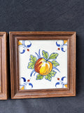 De Porceleyne Fles Wood Framed Delft Tiles (C)
