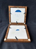 De Porceleyne Fles Wood Framed Delft Tiles (C)