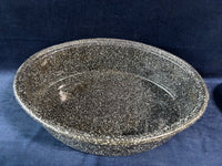 Black White Speckled Roaster Pan