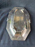 Sheffield Reproduction #1164 Silver Plate Greek Key Swing Handle Basket