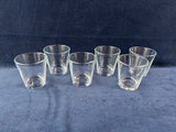 Set Of 6 Whisky Rocks Lowball Glasses
