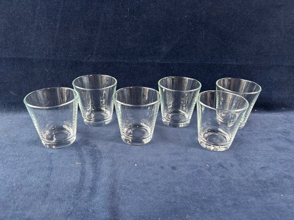 Set Of 6 Whisky Rocks Lowball Glasses