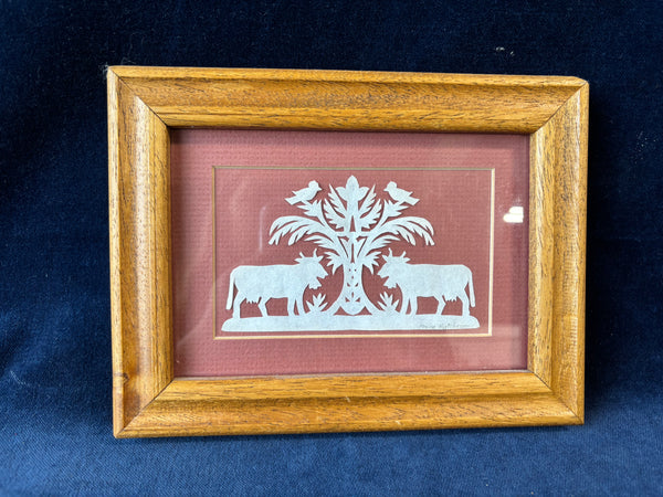 (A)Paper Cut Art By Elaine Hutcheson Signed