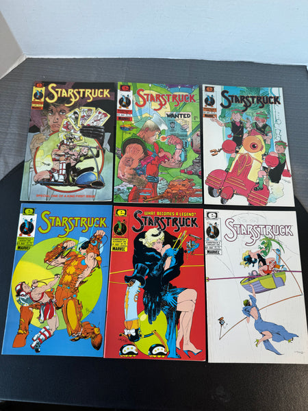 (D) Complete Series of Vintage Marvel Starstruck Comics Set #’s 1-6