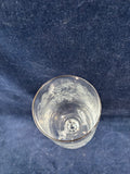 Set Of 4 Silver Toned Trim Etched Goblets (2 Sets Available, Priced Individually)