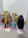 Lot Of 3 Dolls (E)