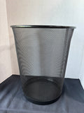 Black Mesh Waste Basket