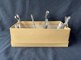 Set Of 4 Silver Toned Anchor Stocking Holders