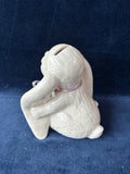 Pats Critters Bunny Rabbit Piggy Bank