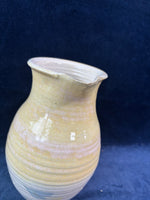 Glazed Pottery Pitcher Signed