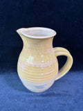 Glazed Pottery Pitcher Signed