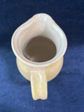 Glazed Pottery Pitcher Signed