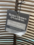 Better Homes & Garden Brown Wicker Basket