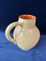 3 Piece French Refware Pottery Applied Grapes 3D Pitcher And Cups *Read Description*