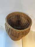 Tall Wooden Wicker Basket *Read Description*