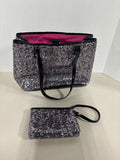 Nine West Sequin Shoulder Bag And Wallet