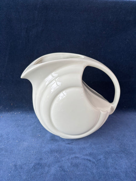 Hall Ceramic White Disc Pitcher