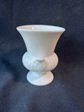 Royal York White Urn Shaped Bud Vase