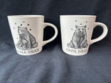 Williams-Sonoma Mama Bear And Papa Bear Mug Pair (2) *Read Description*