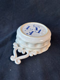 Delft Style King Charles II Royal Portrait Bowl