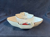 Lenox Winter Greetings Christmas Tree Divided Serving Dish