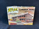 Atlas Ho Scale Lumbar Yard And Office Building Kit In Open Box