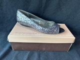Bandolino Women’s Size 8M Open Toe Sequin Flats (CC)