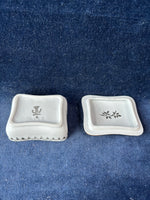 Dresden China Floral Trinket Box