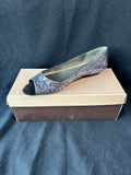 Bandolino Women’s Size 8M Open Toe Sequin Flats (CC)