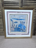 Print Based on Ancient Indian Fable; How the Rabbit Fooled the Elephant