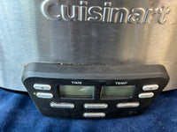 Cuisinart Cook Central 6QT Slow Cooker Sauté Steamer Stainless Steel Multicooker, Powered On