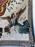 Angel Trio Christmas Jacquard Tapestry Wall Hanging