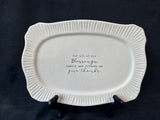 Mud Pie Blessings Ceramic Small Platter