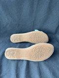Sonoma Sandals Women's Size 8M Seafoam Mint Aqua Flower Accent (II)