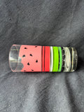 Set Of 8 Watermelon Glass Tumblers
