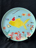 8 Piece World Market Plastic Aquatic Kitchen Lot
