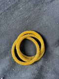 Set of 4 Gold-Tone Woven Napkin Rings