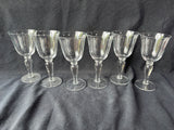 Set Of 6 Williams-Sonoma Glass Goblets
